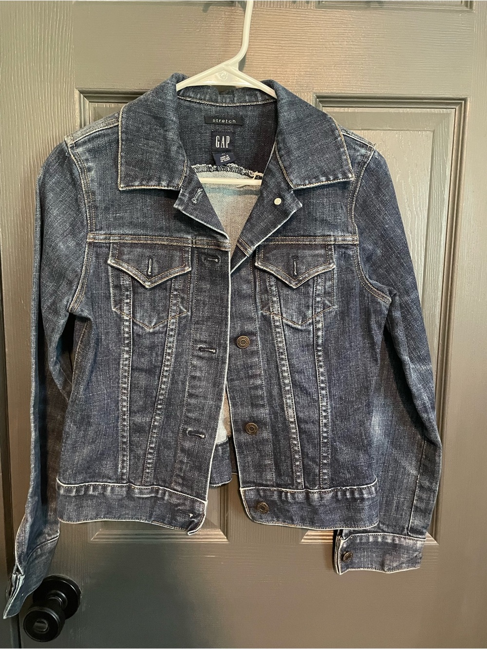 GAP Women's Faded Blue Denim Jacket